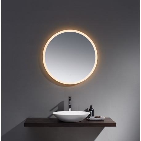 Clear Look Burleigh Round Illuminated Bathroom Mirror 800mm