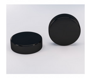 Eastbrook Black Round Vent Cap Pair