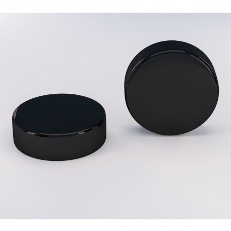 Eastbrook Black Round Vent Cap Pair