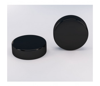 Eastbrook Black Round Vent Cap Pair