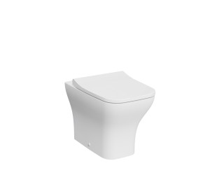 Kartell Eklipse Square Back To Wall Rimless Toilet with Soft Close Seat