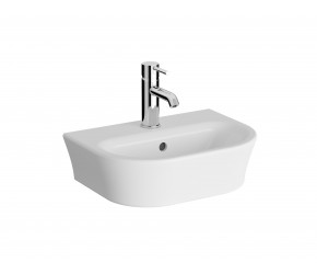 Kartell Eklipse Square Compact 450mm Basin with Semi Pedestal