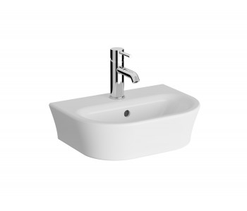 Kartell Eklipse Square Compact 450mm Basin with Semi Pedestal