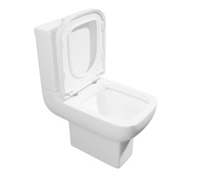 Kartell Options 600 Rimless Close Coupled Toilet with Seat