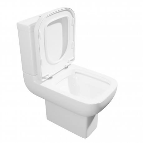 Kartell Options 600 Rimless Close Coupled Toilet with Seat