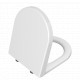Kartell Eklipse Round Closed Back Rimless Close Coupled Toilet with Soft Close Seat