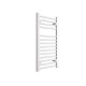 DBS White Dual Fuel Straight Towel Rail 800mm x 400mm