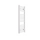 DBS White Dual Fuel Straight Towel Rail 1000mm x 300mm