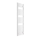 DBS White Dual Fuel Curved Towel Rail 1600mm x 400mm