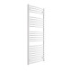 DBS White Dual Fuel Curved Towel Rail 1600mm x 600mm