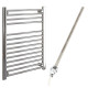 DBS Chrome Electric Only Straight Towel Rail 800mm x 600mm