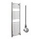DBS Chrome Electric Only Straight Towel Rail 1200mm x 400mm Thermostatic