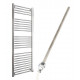 DBS Chrome Electric Only Straight Towel Rail 1600mm x 600mm