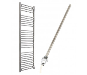 DBS Chrome Electric Only Straight Towel Rail 1800mm x 500mm