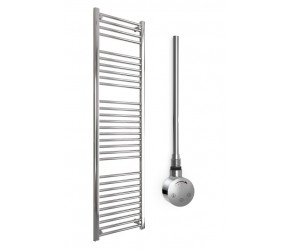 DBS Chrome Electric Only Straight Towel Rail 1800mm x 500mm Thermostatic
