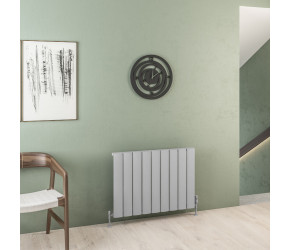 Eastbrook Malmesbury Matt Grey Horizontal Aluminium Radiator 600mm x 850mm
