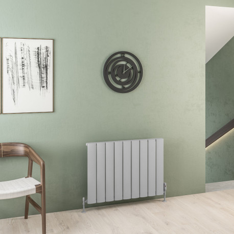 Eastbrook Malmesbury Matt Grey Horizontal Aluminium Radiator 600mm x 850mm