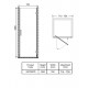 Kartell Koncept 760mm Pivot Shower Door