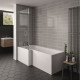 Kartell Bath End Panel for Adapt and Tetris Shower Baths