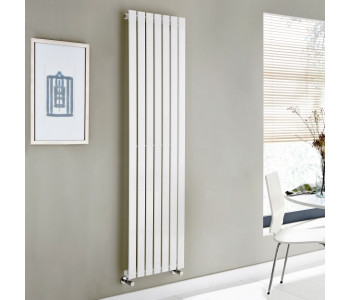 Kartell Boston White Vertical Double Panel Radiator 1800mm x 410mm