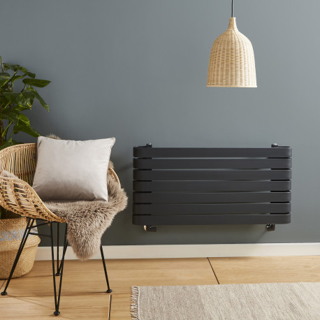 Kartell Denver Anthracite 500mm x 600mm Designer Towel Rail