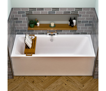 Eastbrook Portland Double Ended 1900 x 900 x 440mm Beauforte Bath - White