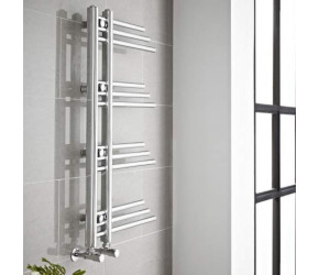 Kartell New York Chrome Designer Towel Rail 906mm x 500mm