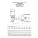 Kartell Refined Thermostatic Angled Radiator Valve and Lockshield - Chrome and White