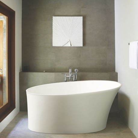 BC Designs Delicata Solid Surface Thinn Bath 1520mm Long x 715mm Wide