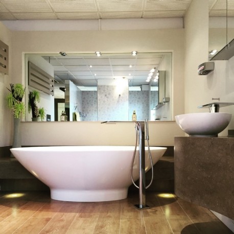 BC Designs Tasse Solid Surface Thinn Bath 1770mm Long x 880mm Wide