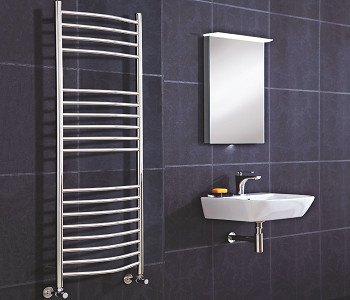 Curved Stainless Steel Towel Rails