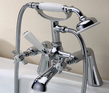 Tailored Tenby Chrome Traditional Bathroom Taps