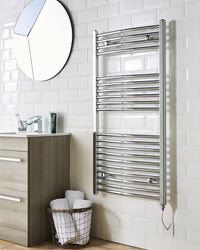 Chrome Electric Heated Towel Rails