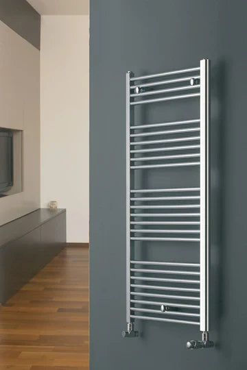 Curved Chrome Electric Heated Towel Rails