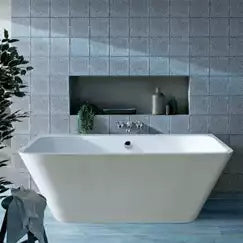 Free Standing Back To Wall Bath D Shape