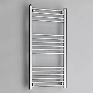 Straight Chrome Heated Towel Rails