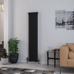 Black Vertical Column Radiators