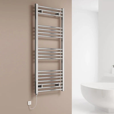 Chrome Ladder Heated Towel Rails