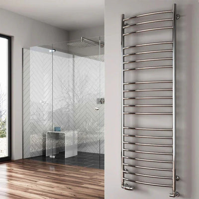 Stainless Steel Ladder Heated Towel Rails