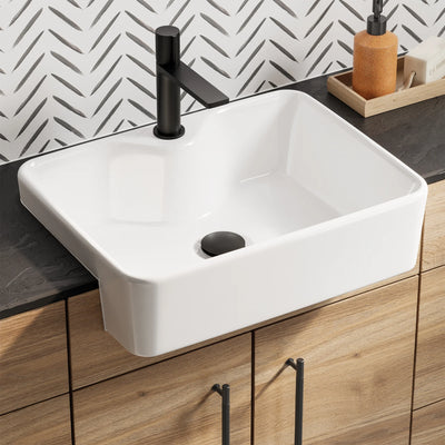 Semi-recessed Basins