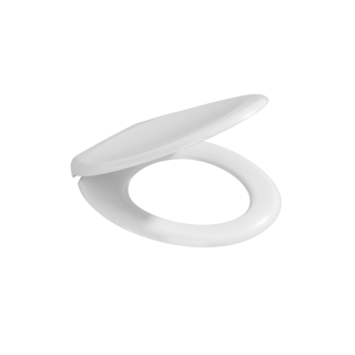 Base Comite Soft Close T-Seat with Quick-Release - White