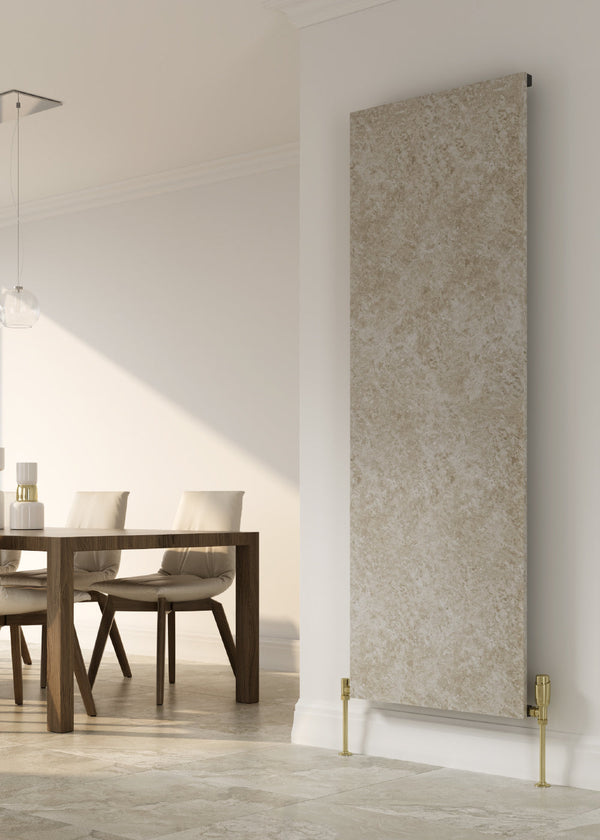 Reina Brenta Travertine Vertical Aluminium Radiator Central Heating