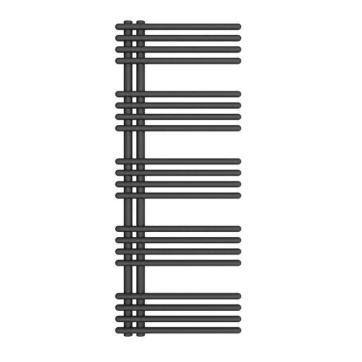 Lazzarini Como Anthracite Carbon Steel Designer Heated Towel Rails