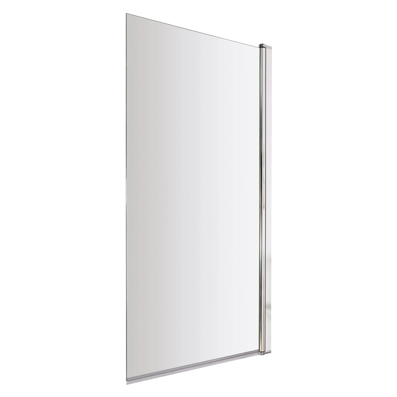 Bc Design Straight Bath Screen - 1435Mm L X 790Mm W Polished Chrome