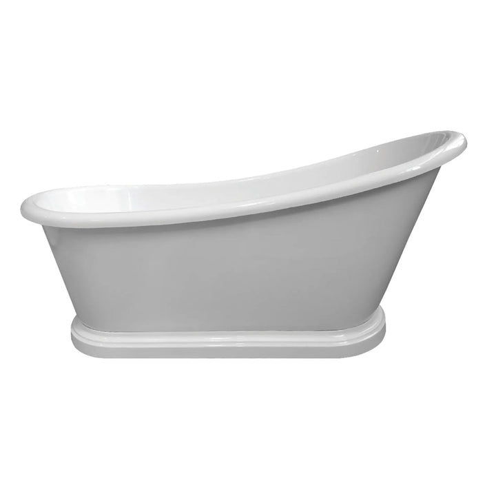 BC Designs Slipper Sanded Freestanding Acrylic Luxury Bath 1700mm L x 750mm W