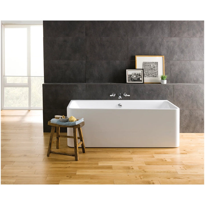 BC Designs Murali Acrylic Freestanding Bath - 1720mm L x 740mm W Gloss White