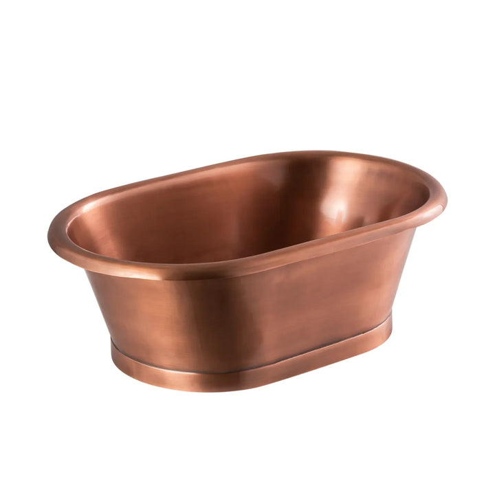 BC Designs Freestanding Traditional Countertop Mounted Basin - 180mm L x 530mm W Antique Copper