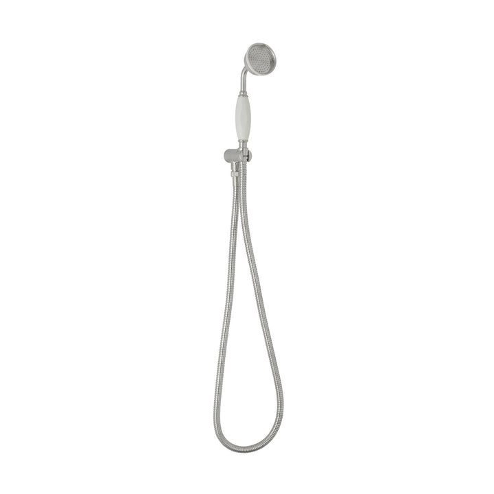 BC Designs Victrion Wall Mounted Brass Traditional Handshower Set Brushed Chrome
