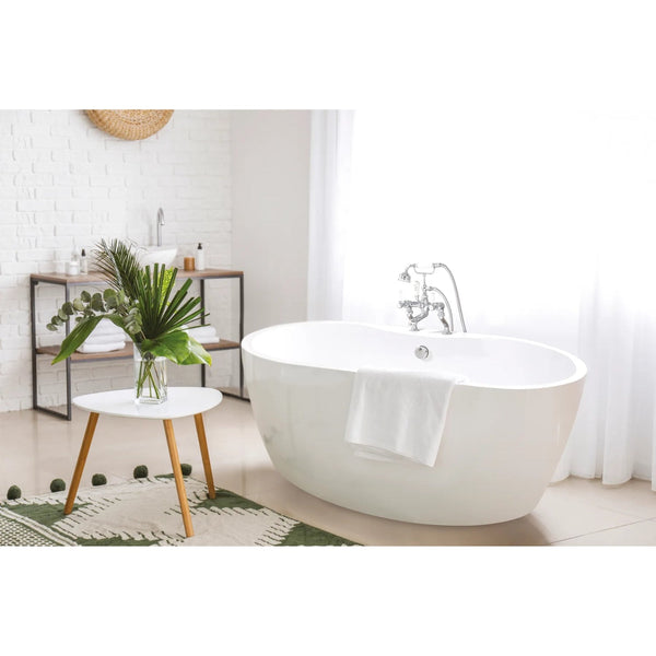 BC Designs Tamorina Petite Freestanding Bath - 1400mm L x 800mm W White