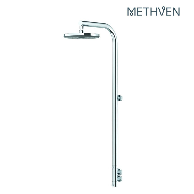 Methven Kiri Satinjet Shower Pole With Fixer Shower Head